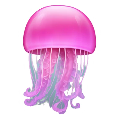 pink jellyfish  sticker