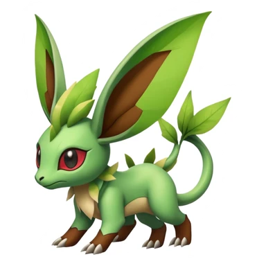 Flygon-Leafeon-Hybrid-Creature sticker
