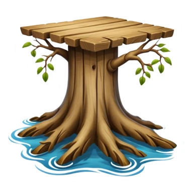 dock with deep roots sticker