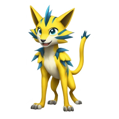 Lombax-Zeraora full body sticker