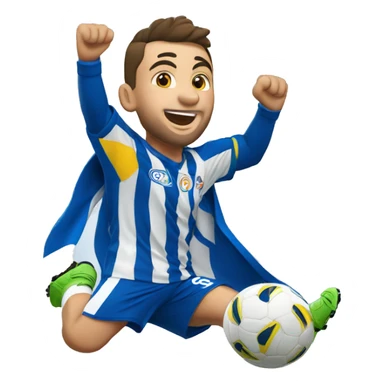 Levski sofia player celebrating sticker