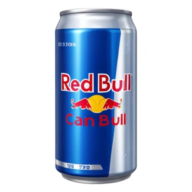 Lattina di latta di RedBull sticker