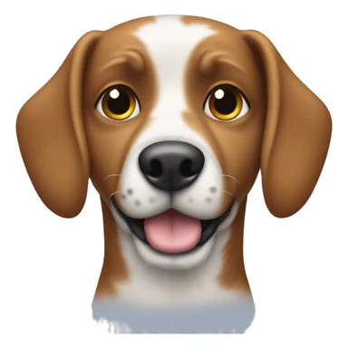 Dog boarded coli with the left eye Blue and the right eye brown sticker