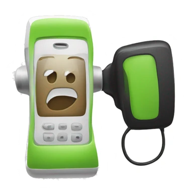 Phone making contrnt  sticker