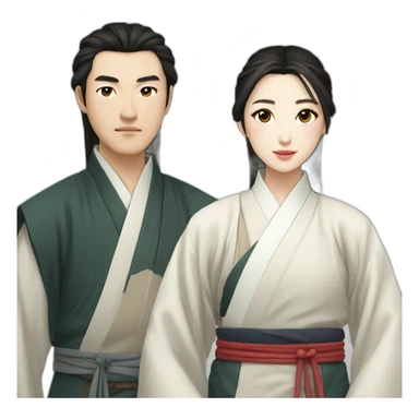 wei wuxian couple - mo dao zu shi sticker