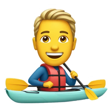 happy kayak driver sticker
