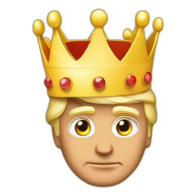 Donald Trump + crown sticker