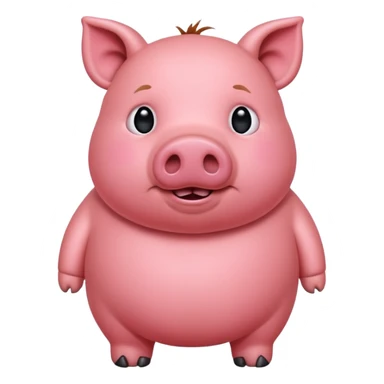 Cochon rouge  sticker