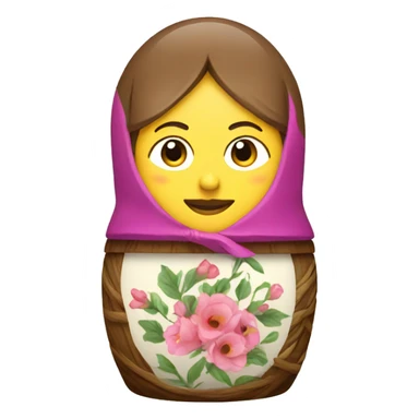Nesting doll sticker