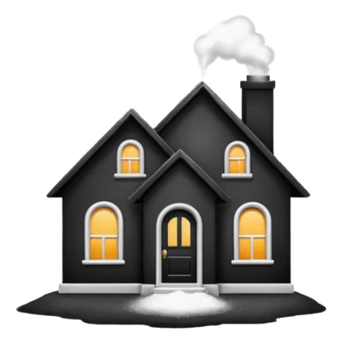 House with a bag of powder  sticker