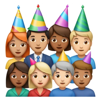 lets party word sticker