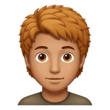 man with coily chairs only face brighter face sticker