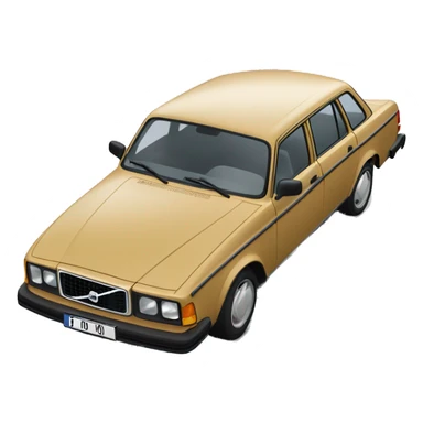 volvo 240 with the text "10/10" over it sticker