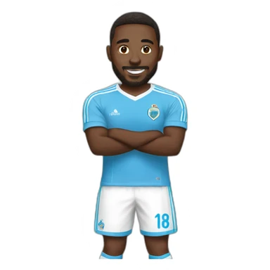 Joueur de Marseille équipe de foot sticker