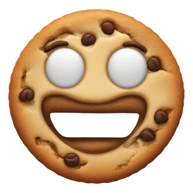 Cookie with a smile sticker