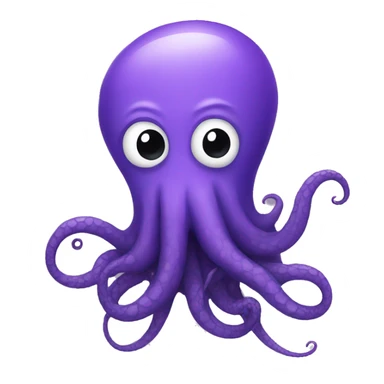 purple tentacle sticker