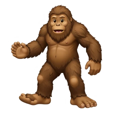 big foot emoji, simple and bold, focus on foot shape, no text sticker