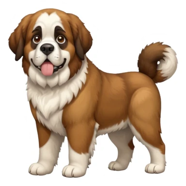 St. Bernard dog, full body sticker