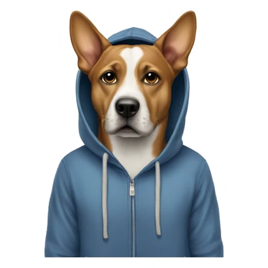 Dog wear hoody sticker