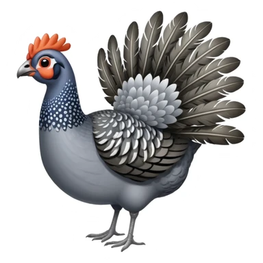 Guinea fowl  sticker