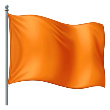 Orange flag emoji sticker