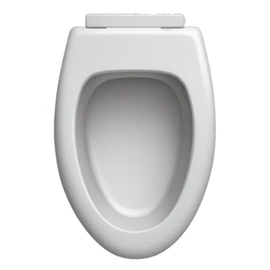toilet seat from above sticker