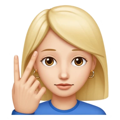 main signe hard rock mais avec juste le doigt annulaire plié sticker