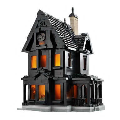 Lego Darth Vader’s seriously dusty disturbing disgusting ghostly haunted horror dream house  sticker
