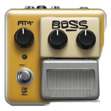 Guitar pedal BOSS SD-1 sticker
