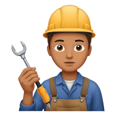 person Repairing a tool sticker