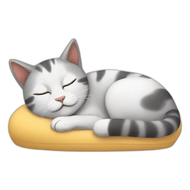 Cat-nap sticker