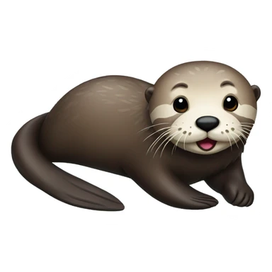 Sea otter sticker