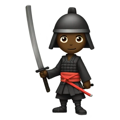 samurai stickman sticker