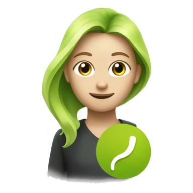 emoji like the ORCID logo sticker