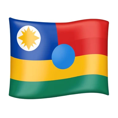 can you make an emoji about the mapuche’s flag sticker
