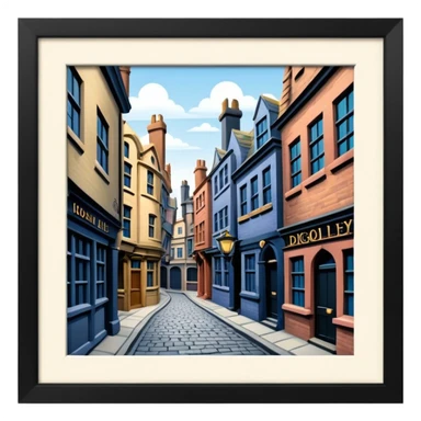 Diagon alley sticker