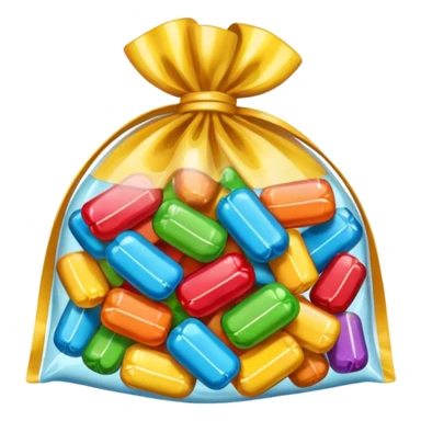 wraped candy sticker