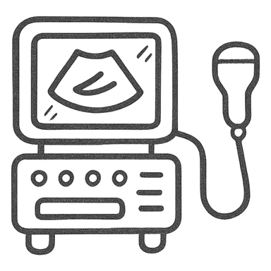 medical ultrasound machine sticker