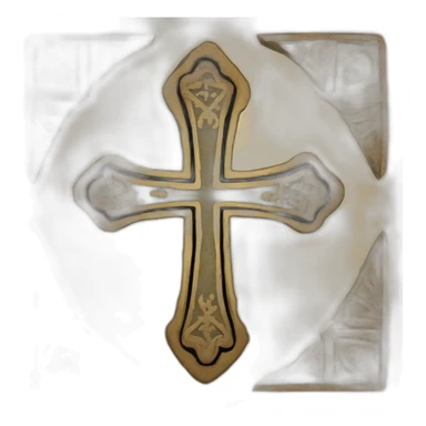 coptic cross sticker