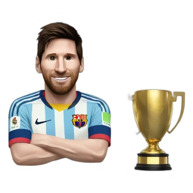 Messi campeón  sticker