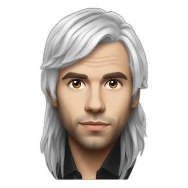 Orelsan white hairs france sticker