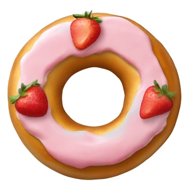 bagel with strawberry cream cheese  sticker