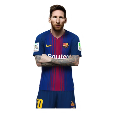Messi in dunkey sticker