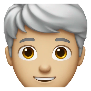 White boy with red beard, blue eyes and brown hair  sticker