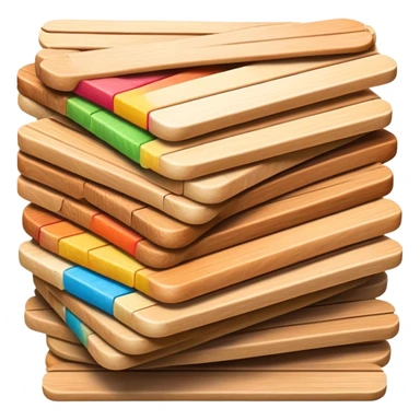 Popsicle sticks  sticker