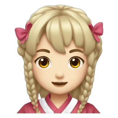 japanese meko sticker