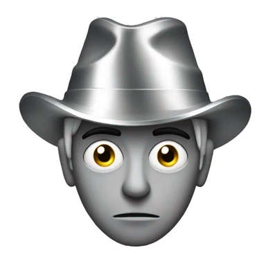 conspiracy theorist with a tinfoil hat, looking suspicious and intense sticker