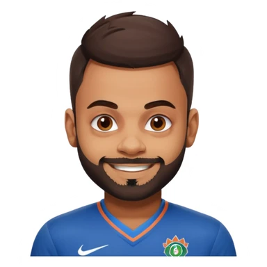 Virat kohli 18 jersey sticker