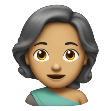 Una Mamá con una chancleta  sticker