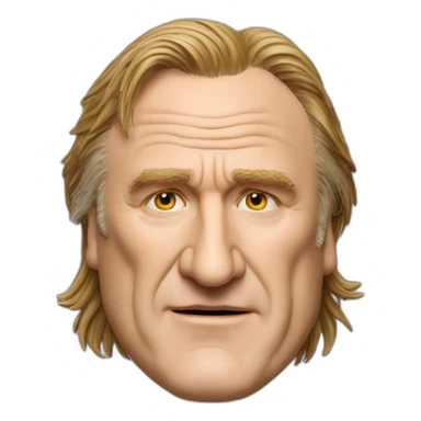 Gérard Depardieu pâte sticker